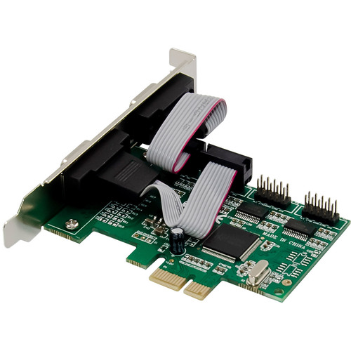 InLine® PCIe 4-Port RS-232 Karte, 4x D-Sub 9 Stecker, inkl. Low-Profile