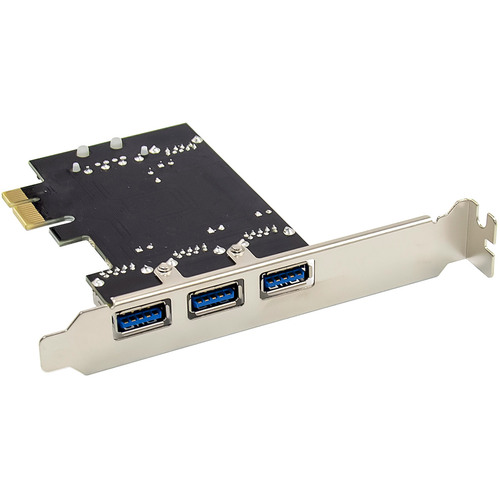 InLine® PCIe Karte, 3x+1x USB 3.2 Gen.1, Molex kompatibler 4-Pin Stromanschluss
