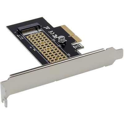 InLine® PCIe Karte zu 1x intern NVMe M.2 Key M, PCIe x4