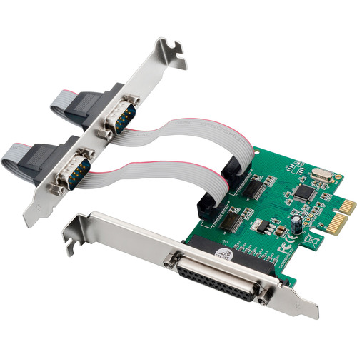 InLine® PCIe Schnittstellenkarte, 2x RS-232 + 1x Parallelport I/O-Karten