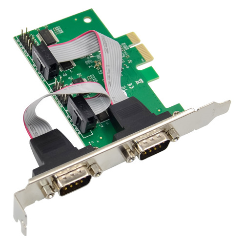 InLine® PCIe x1 Schnittstellenkarte, 4x RS-232, Low Profile