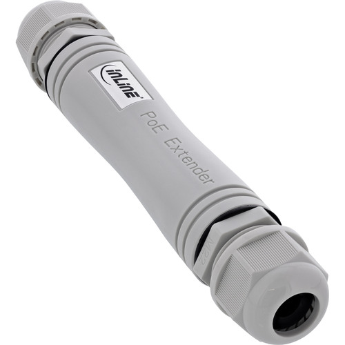InLine® PoE+ Extender, IP67 Outdoor, 1 Gb/s, 30 W, kaskadierbar PoE / WLAN