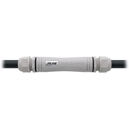 InLine® PoE+ Extender, IP67 Outdoor, 1 Gb/s, 30 W, kaskadierbar