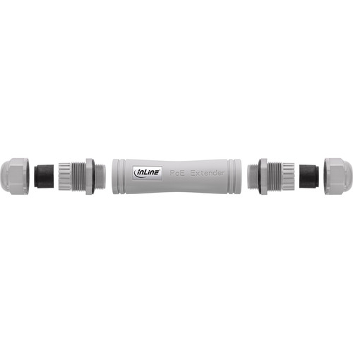 InLine® PoE+ Extender, IP67 Outdoor, 1 Gb/s, 30 W, kaskadierbar