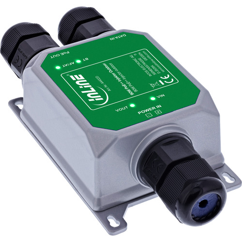 InLine® PoE++ Outdoor Injektor, 10Gb/s, 90W, IP67