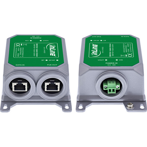 InLine® PoE++ Outdoor Injektor, 10Gb/s, 90W, IP67