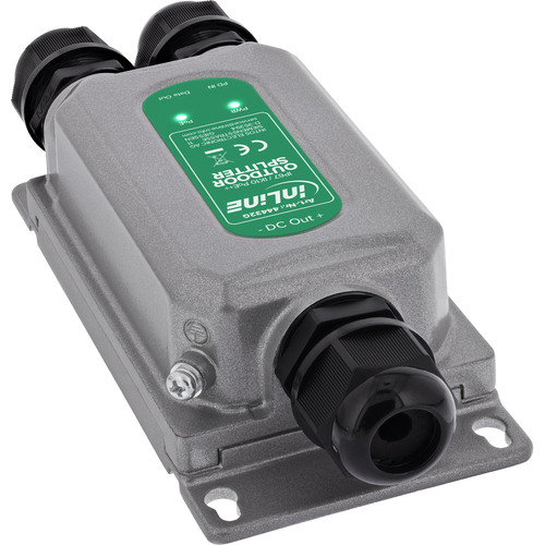 InLine® PoE++ Splitter Outdoor IP67 IK10 60 W 12 V 1 Gb/s