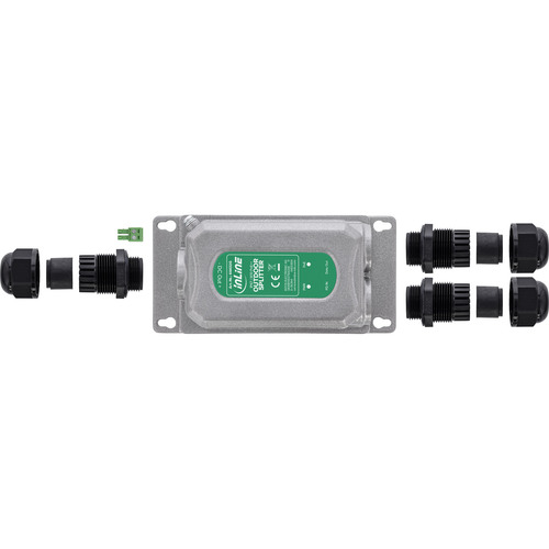 InLine® PoE++ Splitter Outdoor IP67 IK10 60 W 12 V 1 Gb/s