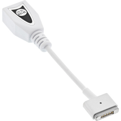 Inline Power supply Notebook TIP M16B (16.5V), for Apple Magsafe2, Macbook Pro Retina, 90W/120W, white