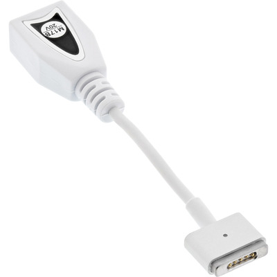 Inline Power supply Notebook TIP M17B (20V), for Apple Magsafe2, Macbook Pro Retina, 90W/120W, white Inline Power supply Notebook TIP M17B (20V), for Apple Magsafe2, Macbook Pro Retina, 90W/120W, white