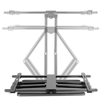 InLine® Premium Aluminium Wandhalterung, für Flach-TV (37-80), schwarz