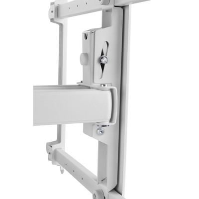 InLine® Premium Aluminium Wandhalterung, für Flach-TV (37-80), weiß