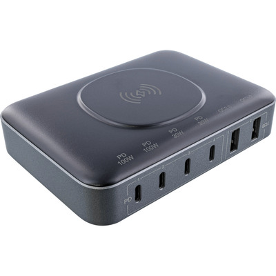 InLine® Qi Powerstation Multiport, Netzteil, Ladegerät, Wireless charging (Produktbild 1)