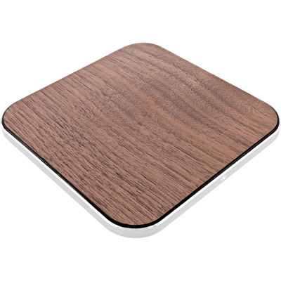 InLine® Qi woodcharge, wireless fast charger, Smartphone kabellos laden, 5/7,5/10W/15W, USB-C