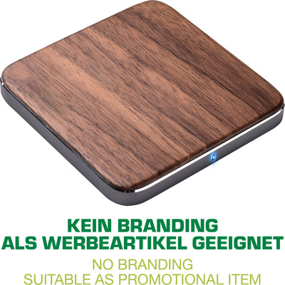 InLine Qi woodcharge, wireless fast charger, Smartphone kabellos laden, 5/7,5/10W