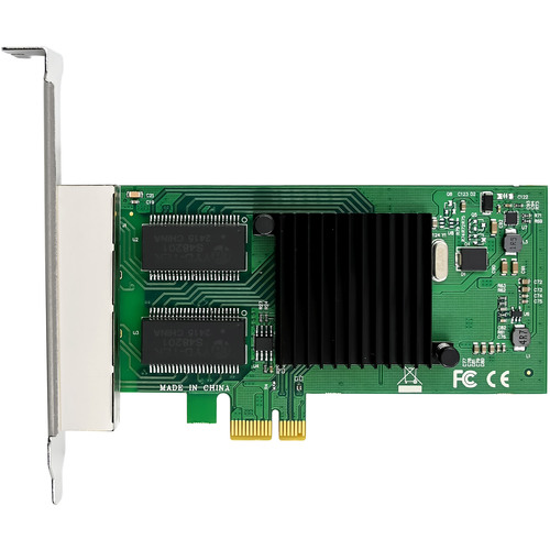 InLine® Quad Gigabit Netzwerkkarte, 4x RJ45 1 Gb/s, PCIe x1