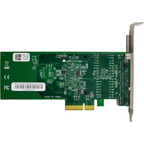 InLine® Quad Gigabit Netzwerkkarte, 4x RJ45 1 Gb/s, PCIe x4