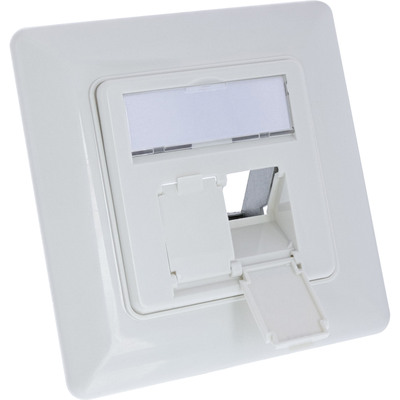 InLine® Rahmenset für 2x RJ45 Bu/LSA Einsatz, Keystone SNAP-In, weiß RAL9010 InLine® Rahmenset für 2x RJ45 Bu/LSA Einsatz, Keystone SNAP-In, weiß RAL9010