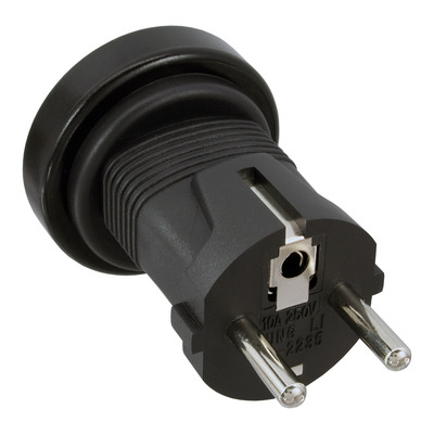 InLine® Reiseadapter, Australien Buchse auf Schutzkontakt Stecker (Produktbild 1)