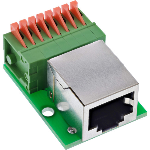 InLine® RJ45 Buchse an Push-In-Klemme, 8pol, Cat.5e