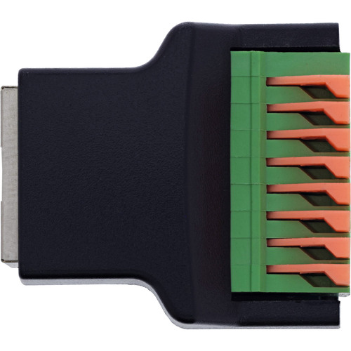 InLine® RJ45 Buchse an Terminalblock, 8pol, Push-In-Klemme