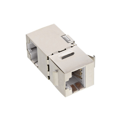 InLine® RJ45 Buchse / Buchse Einsatz gewinkelt 90°, SNAP-In, Cat.6 STP