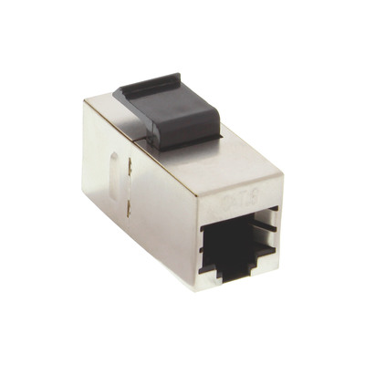 InLine® RJ45 Buchse / Buchse Einsatz, SNAP-In, Cat.6 STP (Produktbild 1)