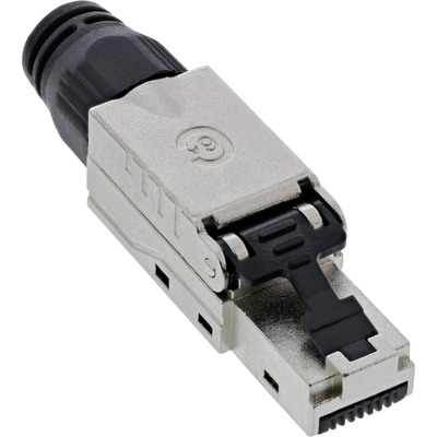 InLine® RJ45 Stecker Cat.6A 500MHz, feldkonfektionierbar, geschirmt, mit Schraubverschluss (Produktbild 1)