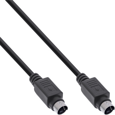 InLine® S-VHS Kabel, 4pol mini DIN Stecker / Stecker, 2m