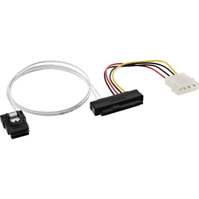 InLine® SAS Anschlussk., SFF-8087/SFF-8482+Strom, einz. SAS HDD an Contr., 0,75m InLine® SAS Anschlussk., SFF-8087/SFF-8482+Strom, einz. SAS HDD an Contr., 0,75m
