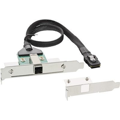 InLine SAS HD Slotblech PCI + 50p Centr., mit Kabel, ext. SFF-8644 auf int. SFF-8087, 0,5m InLine SAS HD Slotblech PCI + 50p Centr., mit Kabel, ext. SFF-8644 auf int. SFF-8087, 0,5m