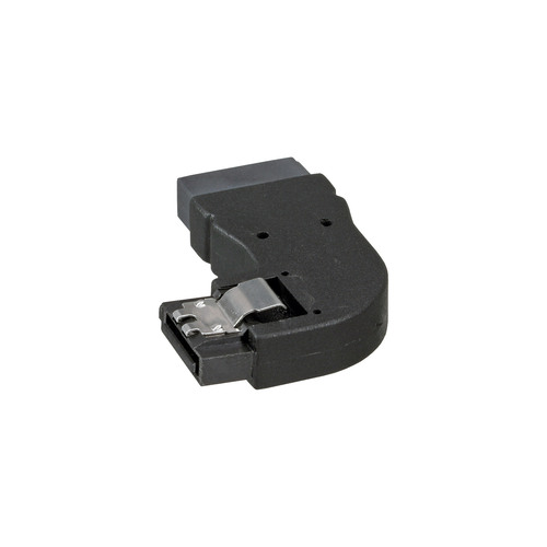 InLine® SATA Adapter Stecker / Buchse, gewinkelt rechts