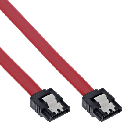 InLine® SATA Anschlusskabel, mit Sicherheitslasche, 0,5m InLine® SATA Anschlusskabel, mit Sicherheitslasche, 0,5m