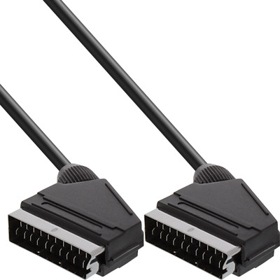 InLine® Scart Anschlusskabel, Stecker / Stecker, 5m (Produktbild 1)