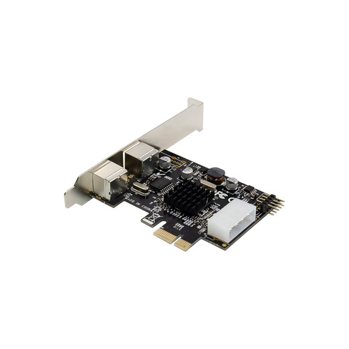 InLine® Schnittstellenkarte, 2x PS/2, PCIe, USB-Pfostenstecker, MCS9990