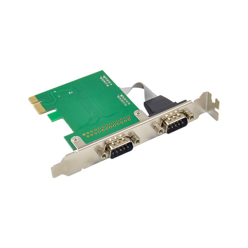 InLine® Schnittstellenkarte, 2x Seriell RS-232, PCIe, AX99100, Low-Profile
