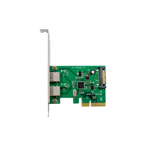 InLine® Schnittstellenkarte, 2x USB-A 3.2 Gen. 2 (10 Gb/s), PCIe x4, SATA