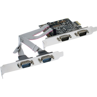 InLine® Schnittstellenkarte, 4x Seriell 9-pol, PCIe (PCI-Express) (Produktbild 1)