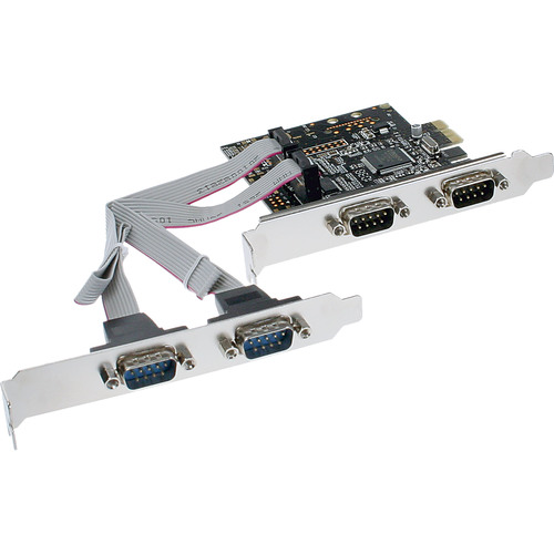 InLine® Schnittstellenkarte, 4x Seriell 9pol, PCIe (PCI-Express) I/O-Karten