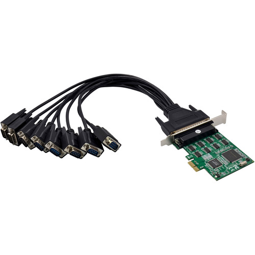 InLine® Schnittstellenkarte, PCIe x1 zu 8x RS-232, D-Sub 9 Stecker