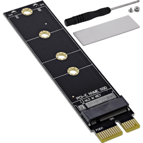 InLine® Schnittstellenkarte, PCIe x1 zu M.2 Key M NVMe SSD