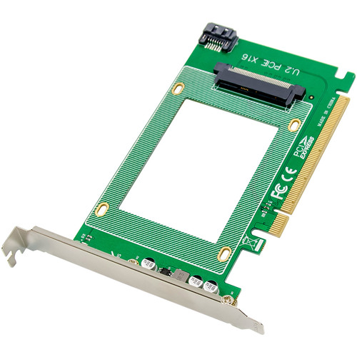 InLine® Schnittstellenkarte, PCIe x16 zu U.2 NVMe, SFF-8639, intern