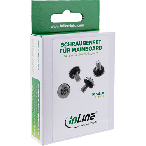 InLine® Schraubenset für Mainboard, M3x5mm, 10-teilig