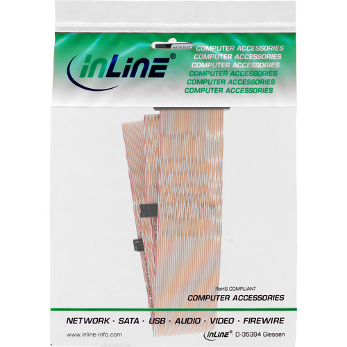 InLine® SCSI U320 Flachbandkabel, 68pol, mit Terminator, 0,75m