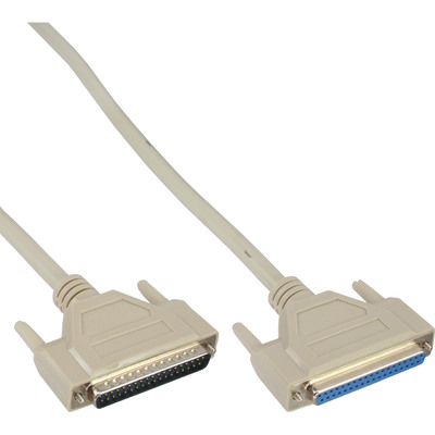 InLine® Serielle Verlängerung, 37pol Stecker / Buchse, 1:1 belegt, 3m InLine® Serielle Verlängerung, 37pol Stecker / Buchse, 1:1 belegt, 3m