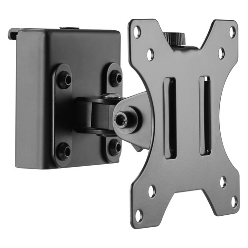 InLine® Slatwall Monitorhalterung kurz, VESA 75/100 mm, schwarz Slatwall