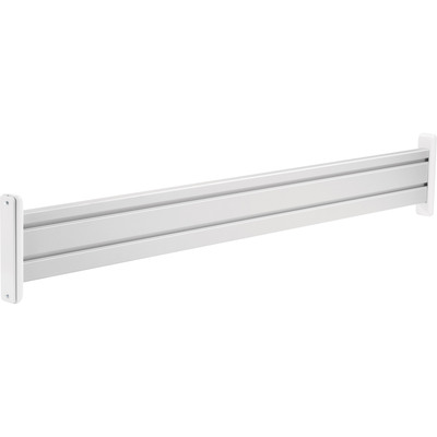 InLine® Slatwall Panel Aluminium, für Tischhalterung, 1m