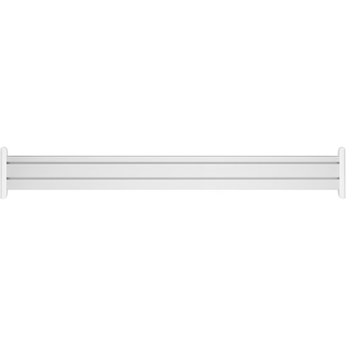 InLine® Slatwall Panel Aluminium, für Tischhalterung, 1m