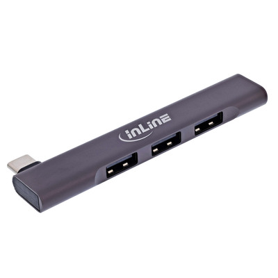 InLine® Slim USB-C Hub, 4-Port, USB 3.0 + 3x USB 2.0, schmale Bauform InLine® Slim USB-C Hub, 4-Port, USB 3.0 + 3x USB 2.0, schmale Bauform