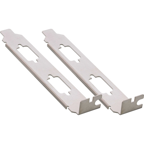 InLine® Slotblech für 2x Sub-D 9pol, beidseitig nutzbar, 2er Pack Slotbleche